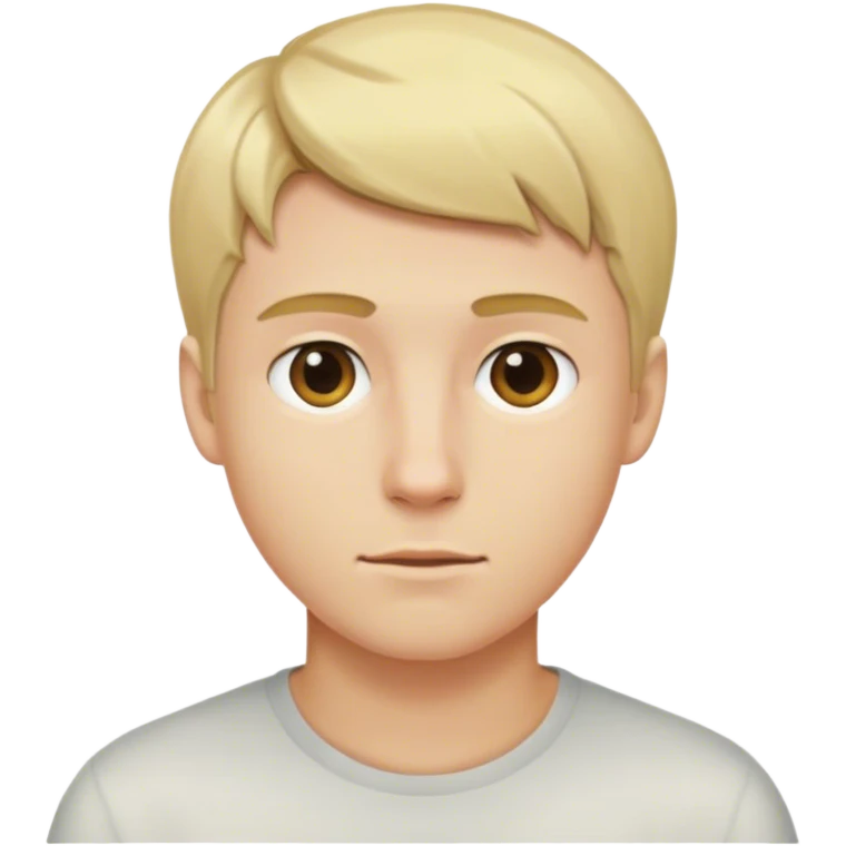 blonde male hair emoji