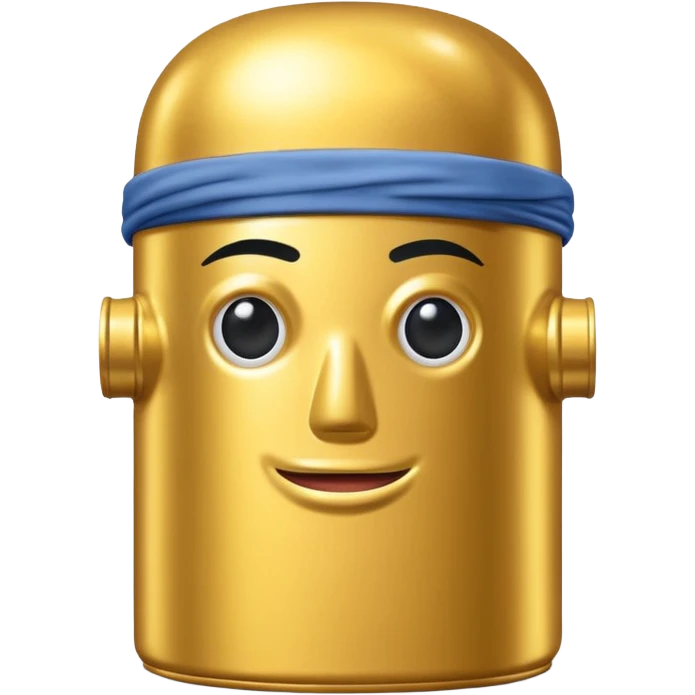 jeff koons style spam durag sculpture  emoji