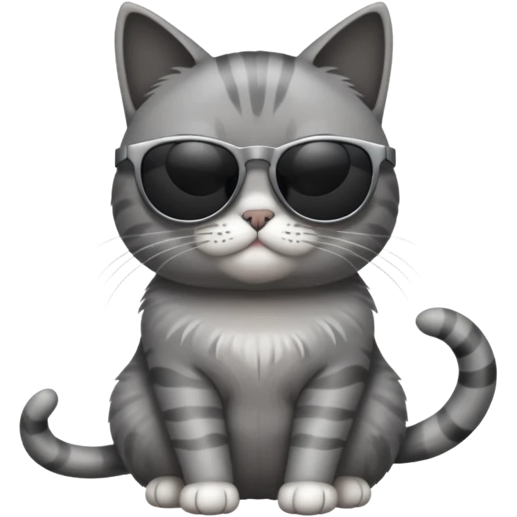 Cat wearing sunglasses emoji