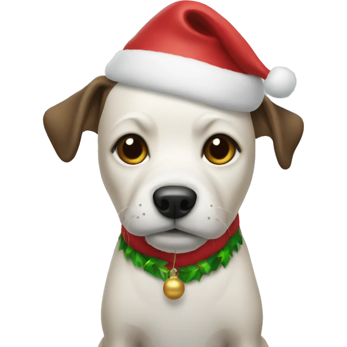 Havanase dog christmas emoji