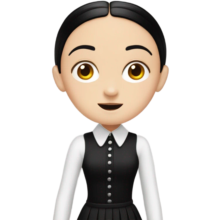 wednesday addams emoji
