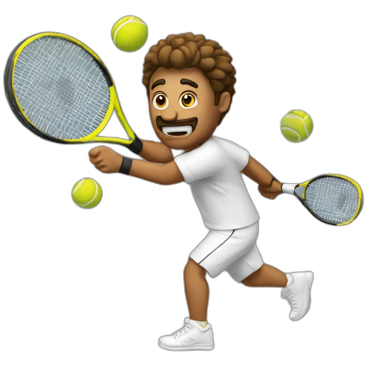 Purgid tenis spoonerised emoji