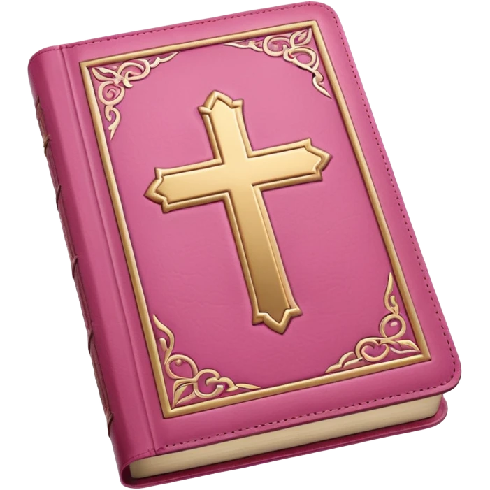 pink bible emoji