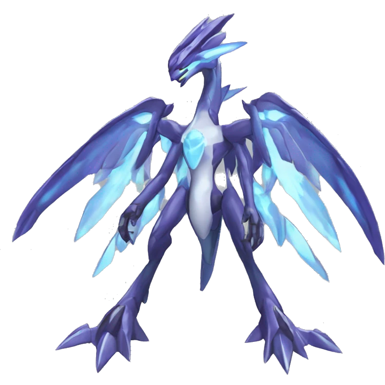  Cool Cute Edgy Shiny Godly Ethereal Digimon-Genesect-Dialga-Reptile full body emoji