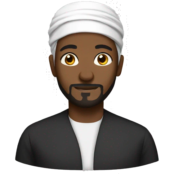 Black Muslim emoji