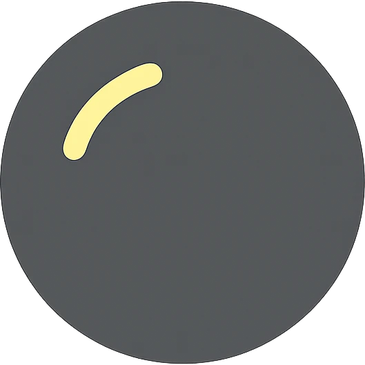 squash ball simple colored icon emoji