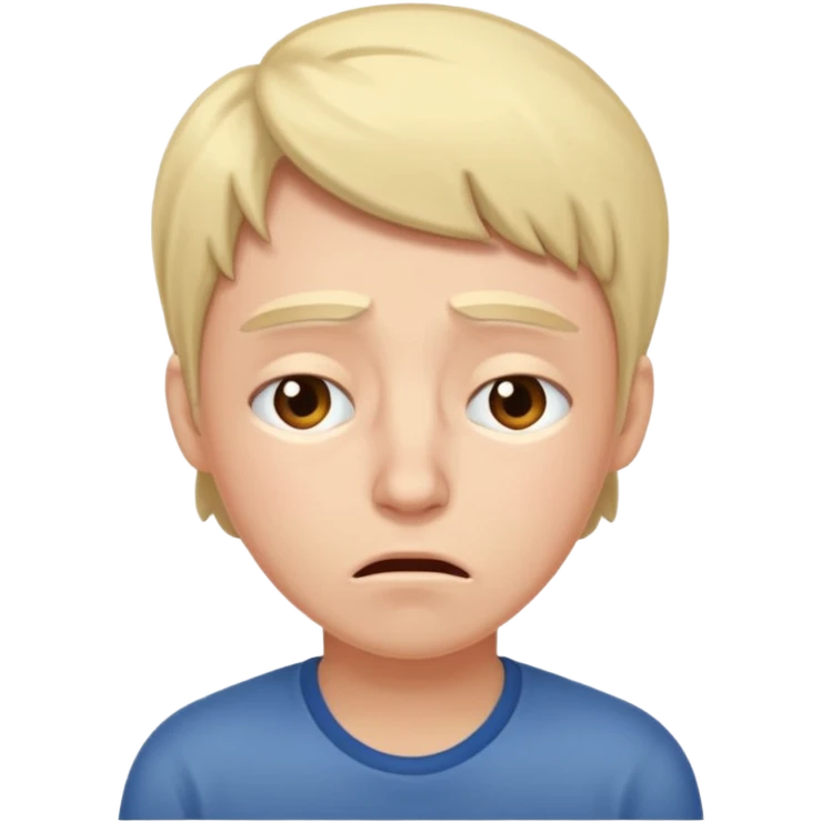 Ich bin so müde, weil ich nicht schlafen kann. emoji