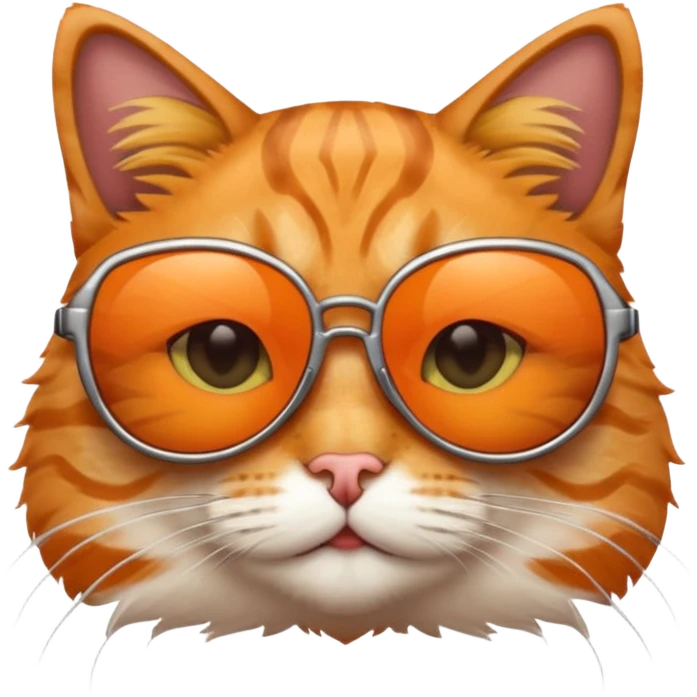 Cat wearing sunglasses emoji
