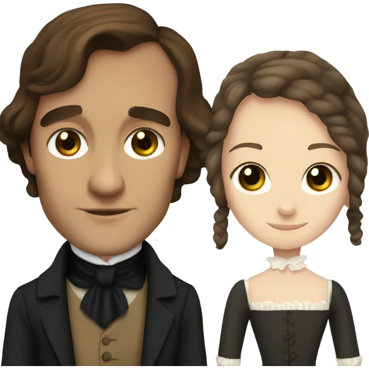Jane Eyre and mr Rochester emoji