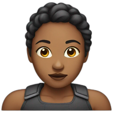 Strong woman emoji