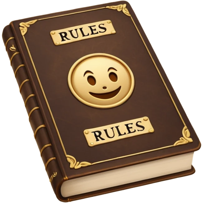 Rules book emoji