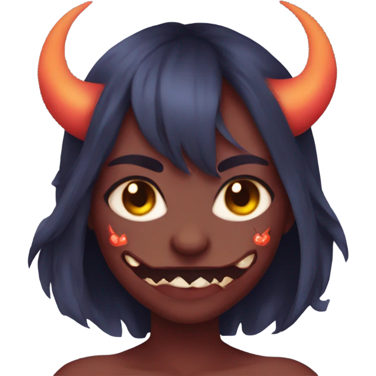 demon oni girl emoji
