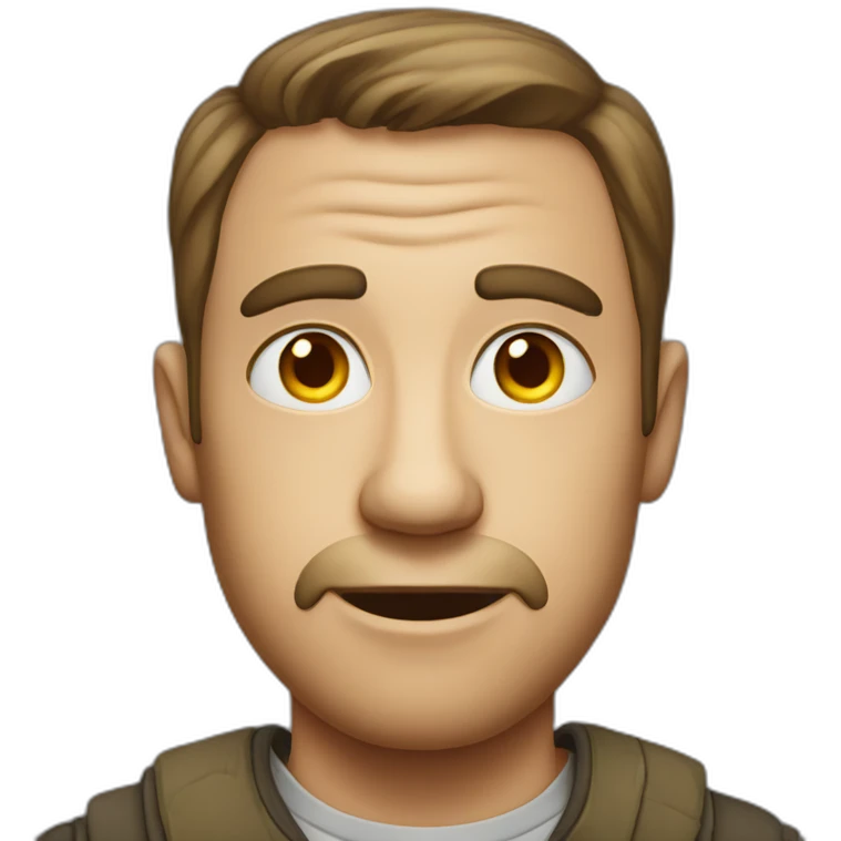 cross-eyed man emoji