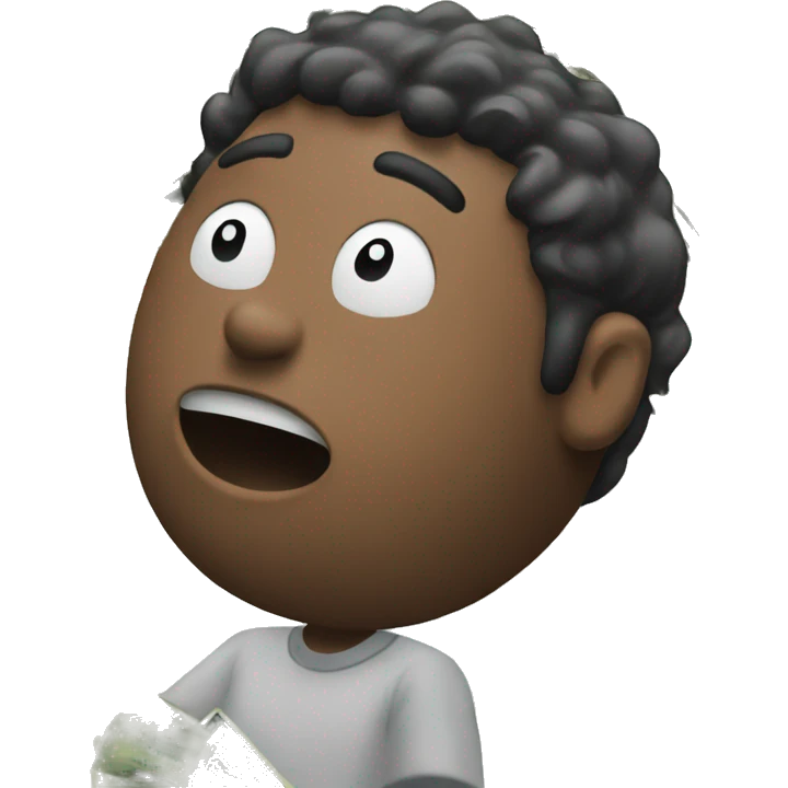 the fan is blowing money emoji