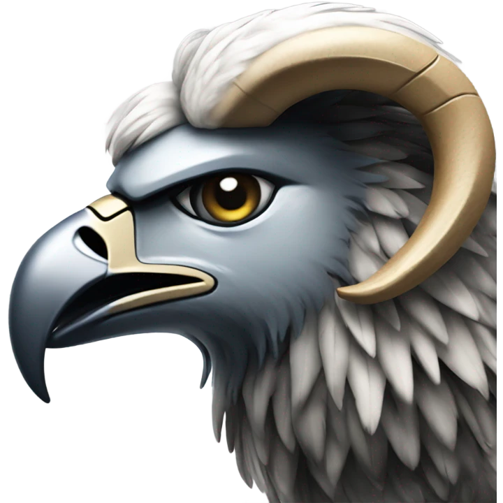 Philadelphia Eagle eating the LA Rams  emoji