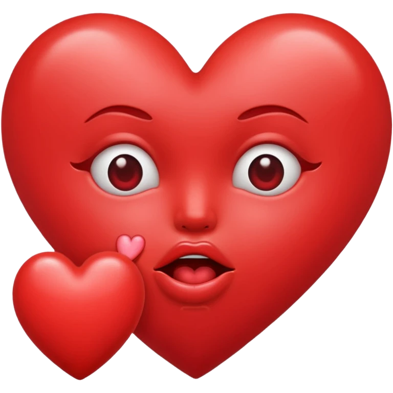 Heart blowing kisses emoji