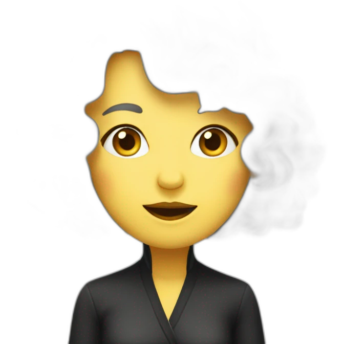 Valérie Bonneton qui fume emoji