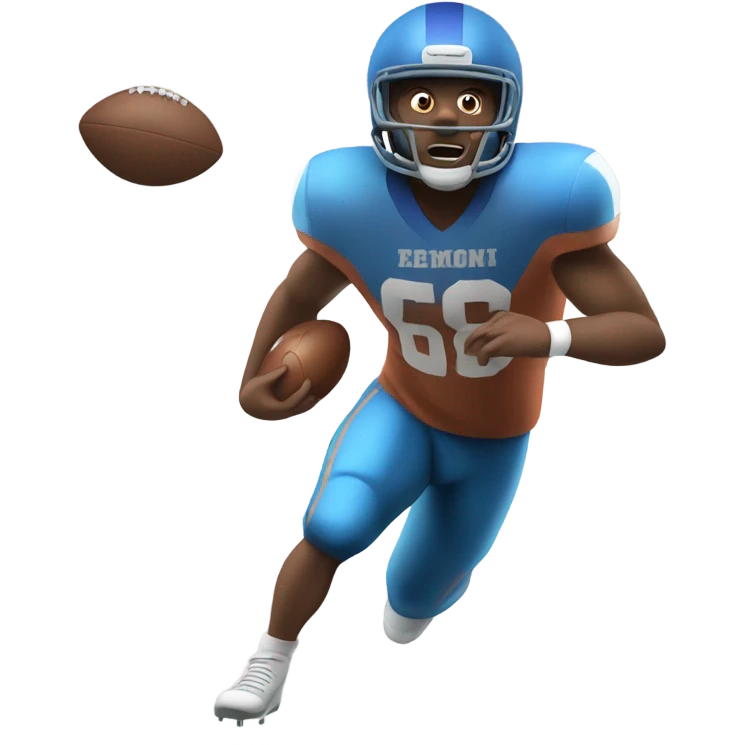 Butter Fingers Football Player emoji