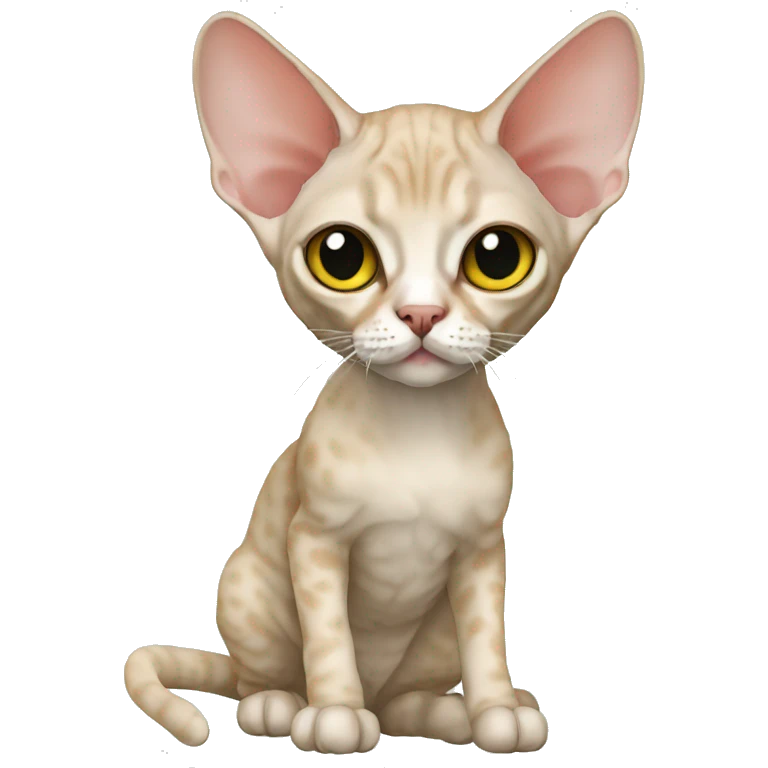 Devon Rex Full Body emoji