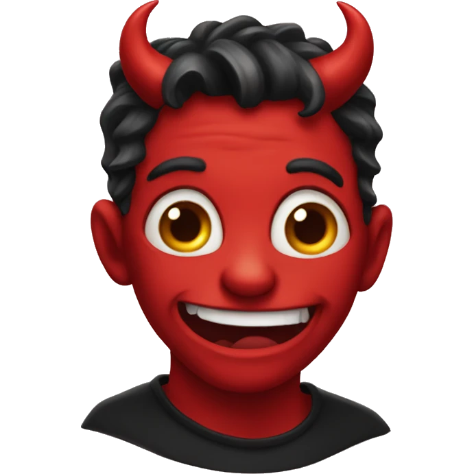 Devil and love emoji
