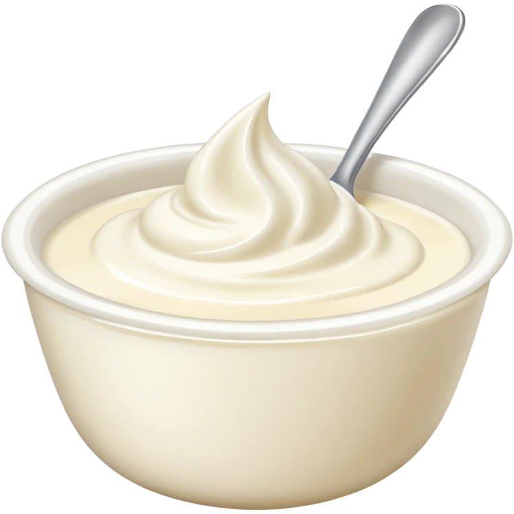 yogurt griego  sin miel emoji