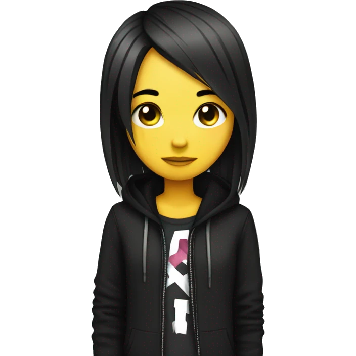 A emo girl emoji