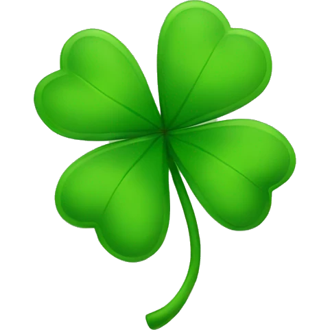 Five leaf clover  emoji