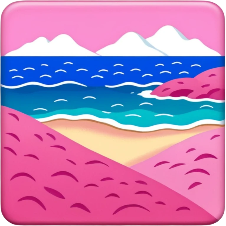 Matisse slop style pink SPAM art landscape emoji