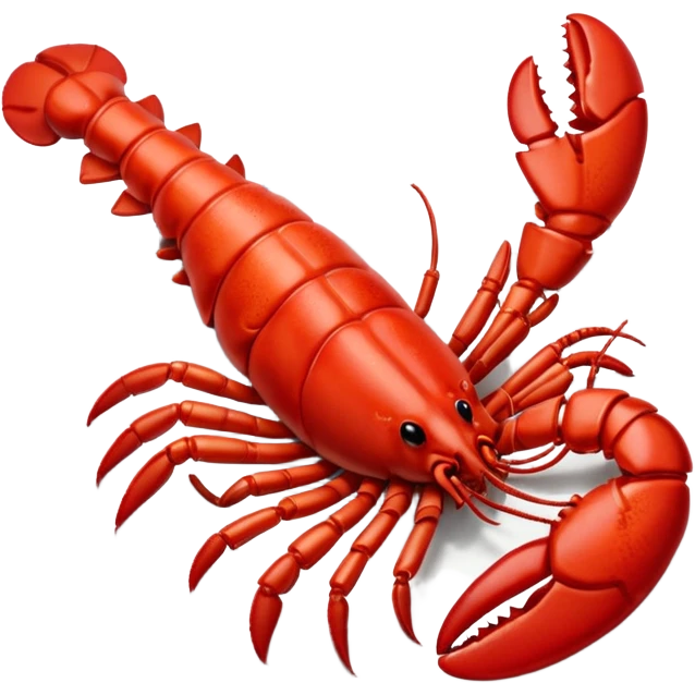 Lobster on period emoji