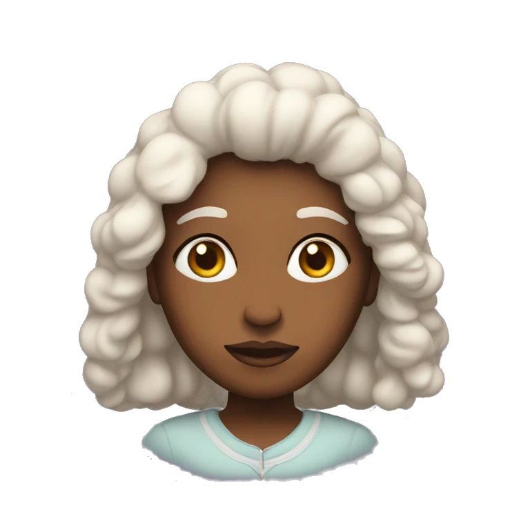 madre pelo negro y largo y con piel clara emoji