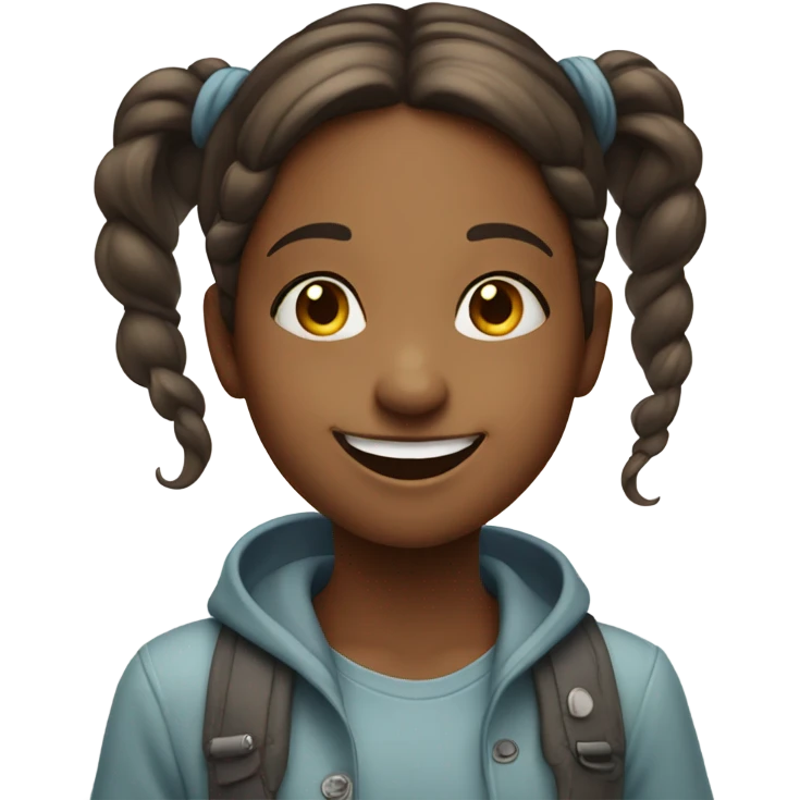 Happy girl emoji