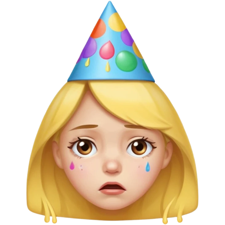 a very upset girl whose bithday has been forgotten emoji