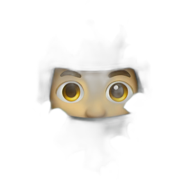 medieval evil spy hiding behind bush emoji