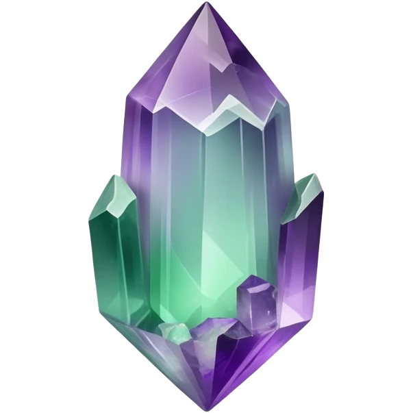 Fluorite crystal shard emoji