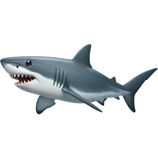 Shark with human legs emoji