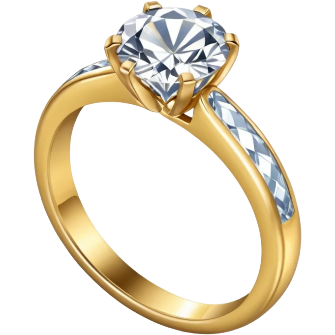 glitter diamond married ring emoji