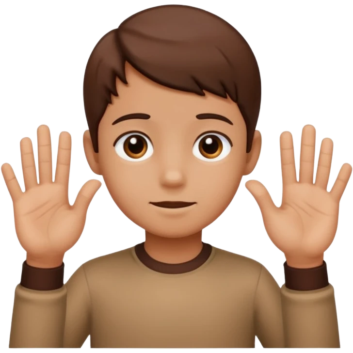 The 67 kid doing 67 with the hands emoji