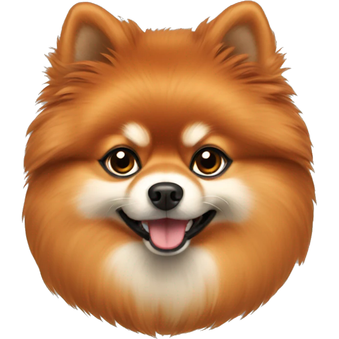 Red Pomeranian emoji