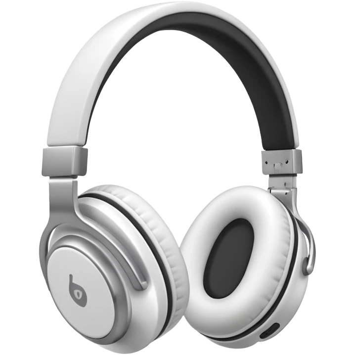 White headphones emoji