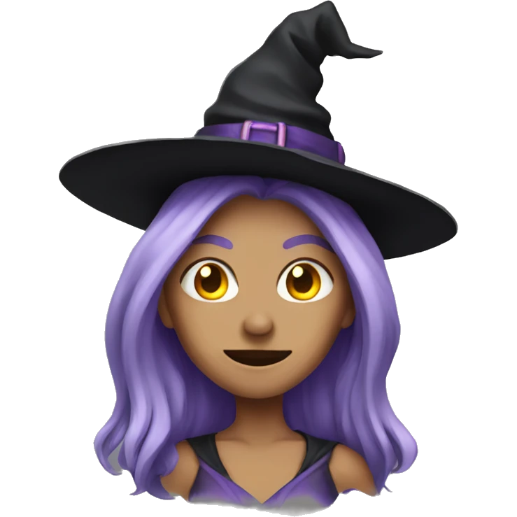Insane witch emoji