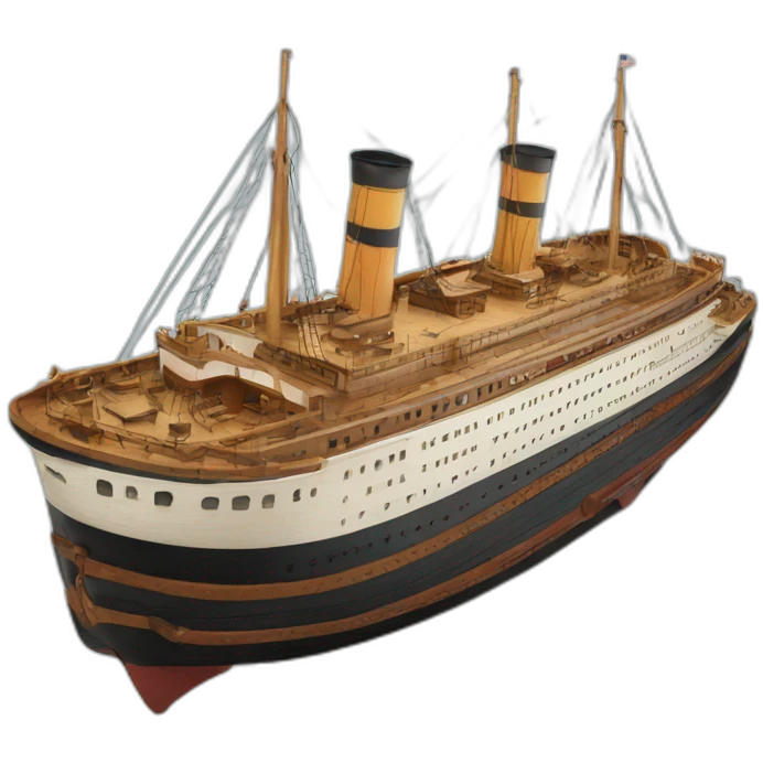 Titanic bateau emoji