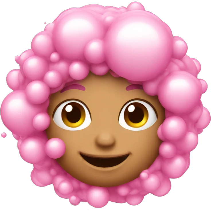 pink bubbles emoji