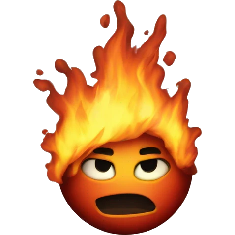 Fireball shot emoji