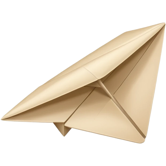 paper airplane beige emoji