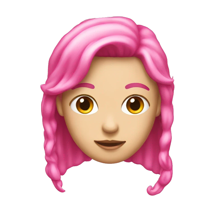 pink color, key emoji