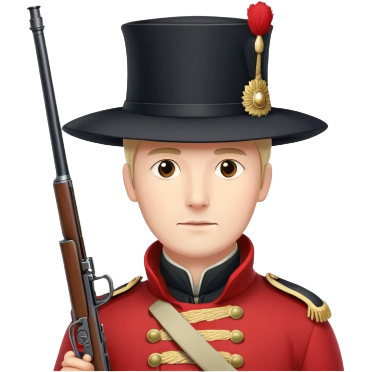 British soldier 19 century opium war emoji