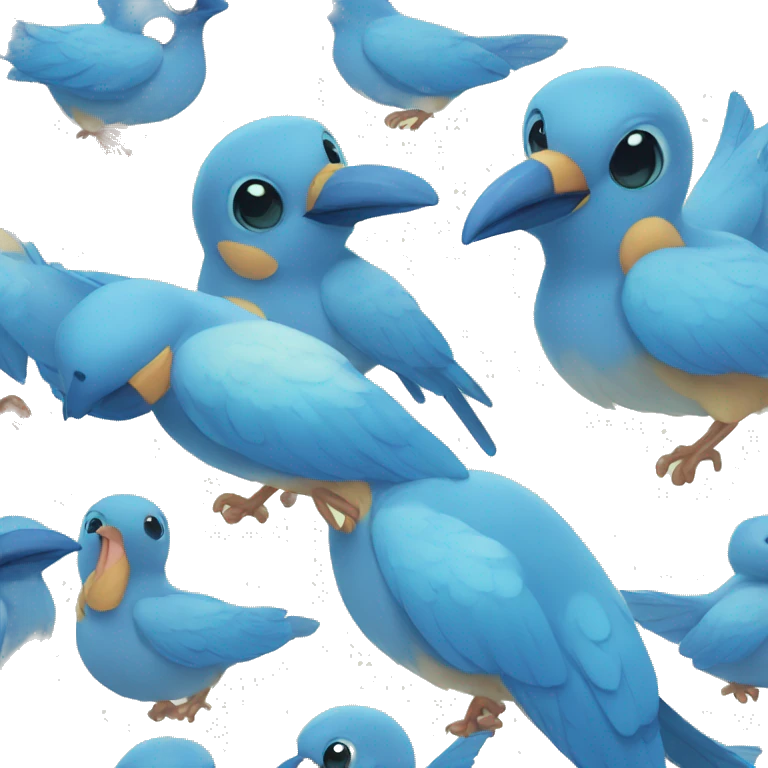 baby blu bird emoji