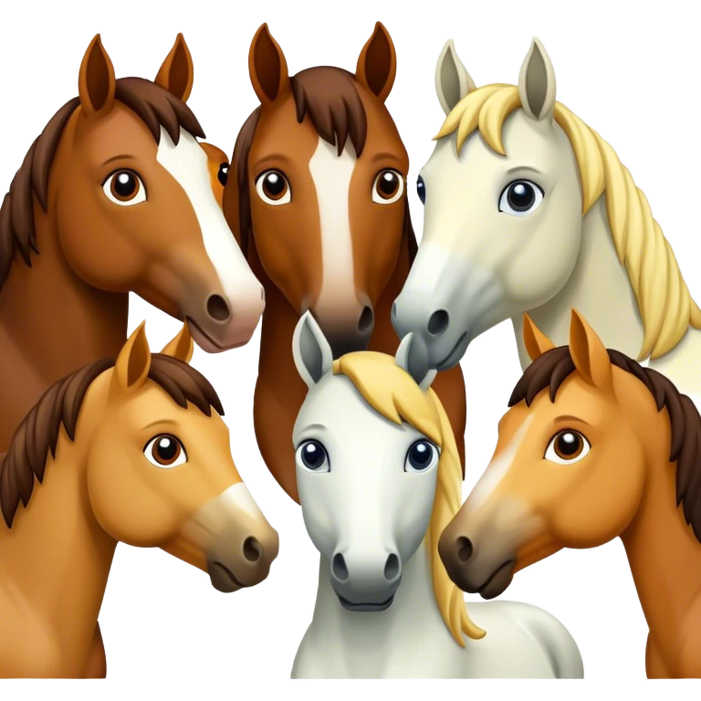 Horses emoji