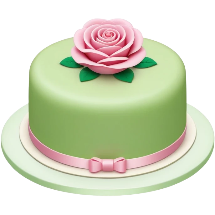 swedish green marzipan minimalistic cake prinsesstårta emoji