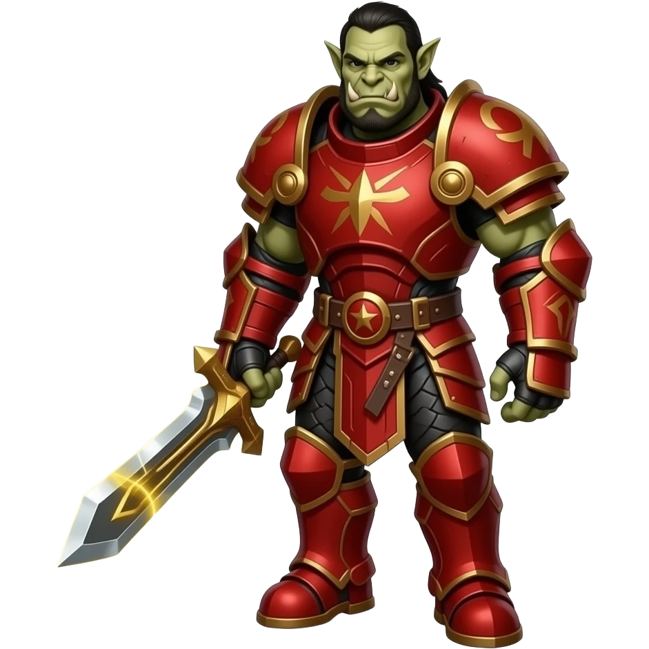 orc in red emoji